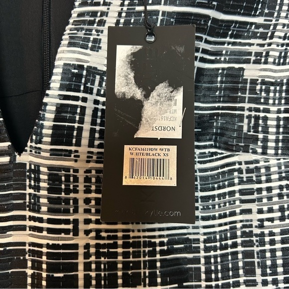 Kendall + Kylie Revolve Drop Waist Fully Lined Sleeveless Flare Mini Skirt Dress - Picture 16 of 16